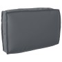 Set of pallet cushions Set of 2 Anthracite Polyester Medium by , Cushions for chairs and sofas - Ref: Foro24-3329049, Price: ...