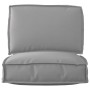 Set mit 2 Stück Palettenkissen Grau Polyester Quadrat von , Kissen für Stühle und Sofas - Ref: Foro24-3329050, Preis: 49,36 €...