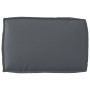 Set of pallet cushions Set of 2 Anthracite Polyester Medium by , Cushions for chairs and sofas - Ref: Foro24-3329049, Price: ...
