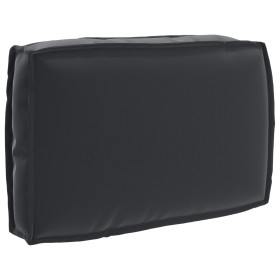 Juego de cojines de palet Set de 2 Negro Poliéster Cojín de palet de , Cojines para sillas y sofás - Ref: Foro24-3329053, Pre...