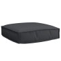 Set Palettenkissen Set mit 2er Set Palettenkissen aus schwarzem Polyester von , Kissen für Stühle und Sofas - Ref: Foro24-332...