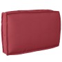 Juego de Cojines de Pallet Set de 2 Rojo Vino Poliéster Estándar de , Cojines para sillas y sofás - Ref: Foro24-3329055, Prec...