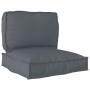 Set mit Palettenkissen Set mit 2er Set Anthrazit Polyester von , Kissen für Stühle und Sofas - Ref: Foro24-3329059, Preis: 83...