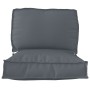 Set mit Palettenkissen Set mit 2er Set Anthrazit Polyester von , Kissen für Stühle und Sofas - Ref: Foro24-3329059, Preis: 83...
