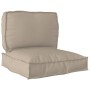 Set Kissen für Paletten 2er Set Taupe Polyester von , Kissen für Stühle und Sofas - Ref: Foro24-3329064, Preis: 55,96 €, Raba...