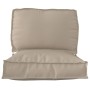 Set Kissen für Paletten 2er Set Taupe Polyester von , Kissen für Stühle und Sofas - Ref: Foro24-3329064, Preis: 55,96 €, Raba...