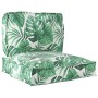 Set of Pallet Cushions Set of 2 Polyester Leaf Pattern by , Cushions for chairs and sofas - Ref: Foro24-3329067, Price: 59,85...
