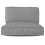 Set of Cushions for Pallets Set of 2 Medium Polyester Gray by , Cushions for chairs and sofas - Ref: Foro24-3329070, Price: 7...
