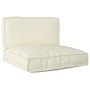 Set Kissen für Paletten 2er Set Standard Baumwolle creme von , Kissen für Stühle und Sofas - Ref: Foro24-3329071, Preis: 69,6...