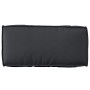 2-teiliges Palettenkissen-Set Schwarz Strapazierfähiges Polyester von , Kissen für Stühle und Sofas - Ref: Foro24-3329073, Pr...