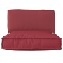 Set mit Palettenkissen Set mit 2er Set Burgunderfarbenes Polyester Medium von , Kissen für Stühle und Sofas - Ref: Foro24-332...