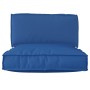 Set mit Kissen für Paletten 2er-Set Königsblaues Polyester von , Kissen für Stühle und Sofas - Ref: Foro24-3329076, Preis: 61...