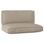 Set of Cushions for Pallets Set of 2 Taupe Polyester by , Cushions for chairs and sofas - Ref: Foro24-3329084, Price: 94,72 €...