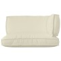 Kissen für Paletten 3er-Set Groß Polyester Creme von , Kissen für Stühle und Sofas - Ref: Foro24-3329091, Preis: 98,28 €, Rab...