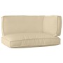 Set Palettenkissen 3er-Set Beige Polyester Medium von , Kissen für Stühle und Sofas - Ref: Foro24-3329092, Preis: 104,96 €, R...