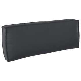 Set of 3 Durable Black Polyester Standard Pallet Cushions by , Cushions for chairs and sofas - Ref: Foro24-3329093, Price: 10...