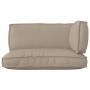 Satz Kissen für Paletten 3er Set Standard Polyester Taupe von , Kissen für Stühle und Sofas - Ref: Foro24-3329094, Preis: 96,...
