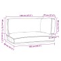 Set of pallet cushions Set of 3 Royal Blue Polyester Medium by , Cushions for chairs and sofas - Ref: Foro24-3329096, Price: ...