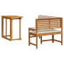 2-Piece Garden Dining Set with Solid Acacia Wood Cushions by , garden benches - Ref: Foro24-3329099, Price: 359,89 €, Discoun...