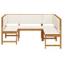 3-Piece Garden Set with Cushions in Solid Acacia Wood by , garden benches - Ref: Foro24-3329105, Price: 486,11 €, Discount: %