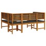 3-teiliges Gartenset mit Kissen aus Akazienholz von , Gartenbänke - Ref: Foro24-3329106, Preis: 457,38 €, Rabatt: %