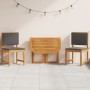 Conjunto de Comedor de Jardín de 3 Piezas de Madera Maciza de