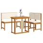 4-teiliges Garten-Esszimmerset aus massivem Akazienholz von , Gartentische - Ref: Foro24-3329113, Preis: 340,74 €, Rabatt: %
