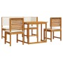 5-Piece Garden Dining Set made of Solid Acacia Wood by , Garden tables - Ref: Foro24-3329115, Price: 435,03 €, Discount: %
