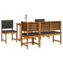 5-Piece Garden Dining Set with Acacia Wood Cushions by , Garden tables - Ref: Foro24-3329116, Price: 436,41 €, Discount: %