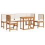 6-piece garden dining set with solid acacia wood cushions by , Garden tables - Ref: Foro24-3329117, Price: 553,87 €, Discount: %