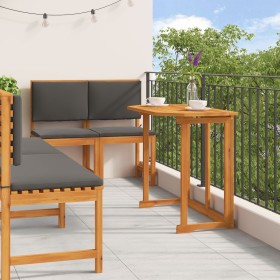 Juego de Comedor para Jardín de 5 Piezas con Cojines de Madera Maciza de Acacia de , Mesas de jardín - Ref: Foro24-3329120, P...