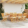 Klappbare Gartenstühle mit weißem Kissen 8 Stück aus massivem Akazienholz von , Gartenstühle - Ref: Foro24-3329131, Preis: 39...