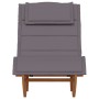 Sun Lounger Set of 2 Dark Grey by , Garden chairs - Ref: Foro24-3329135, Price: 399,69 €, Discount: %