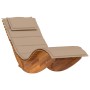 Tumbona Solar Juego de 2 Taupe Madera maciza de Acacia Estándar de , Sillas de jardín - Ref: Foro24-3329137, Precio: 332,06 €...