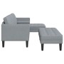 2-teilige Sofagarnitur mit hellgrauen Stoffkissen von , Sofas - Ref: Foro24-3329252, Preis: 324,49 €, Rabatt: %