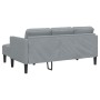 2-teilige Sofagarnitur mit hellgrauen Stoffkissen von , Sofas - Ref: Foro24-3329252, Preis: 324,49 €, Rabatt: %