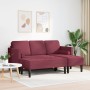 2-Piece Sofa Set with Cushions in Wine Red Fabric by , Sofas - Ref: Foro24-3329255, Price: 367,86 €, Discount: %