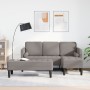 2-Piece Sofa Set with Cushions in Taupe Fabric by , Sofas - Ref: Foro24-3329257, Price: 421,62 €, Discount: %