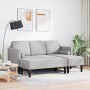 2-Piece Sofa Set with Cushions in Cloud Grey Fabric by , Sofas - Ref: Foro24-3329261, Price: 375,45 €, Discount: %