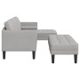 2-Piece Sofa Set with Cushions in Cloud Grey Fabric by , Sofas - Ref: Foro24-3329261, Price: 375,45 €, Discount: %