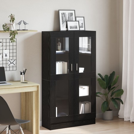 Regal aus schwarzer Eiche 82,5x30,5x150 cm Holz von , Bücherregale und Regale - Ref: Foro24-3329276, Preis: 148,64 €, Rabatt: %