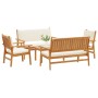 5-teiliges Gartensofa-Set mit Kissen aus massivem Akazienholz von , Outdoor-Sofas - Ref: Foro24-3331813, Preis: 498,58 €, Rab...
