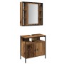 2-teiliges Badmöbel-Set aus Altholz und Holzwerkstoff von , Badezimmermöbel - Ref: Foro24-3332499, Preis: 110,33 €, Rabatt: %