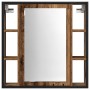 Set de Muebles de Baño de 2 Piezas de Madera Vieja y Madera