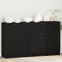 Buffets 3 Stück Schwarzes Eichenholz von , Sideboards - Ref: Foro24-3332500, Preis: 128,14 €, Rabatt: %