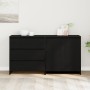 2-Piece Consoles in Wood Made of Black Oak by , Sideboards - Ref: Foro24-3332523, Price: 154,36 €, Discount: %