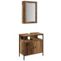 Juego de Muebles de Baño de 2 Piezas VidaXL de Madera Vieja y Madera Ingeniería de , Muebles de baño - Ref: Foro24-3332524, P...