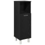 Bathroom Furniture Set Set of 3 Black Oak by , Bathroom furniture - Ref: Foro24-3333048, Price: 183,82 €, Discount: %