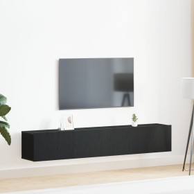 Set mit 2 TV-Möbeln aus schwarzem Holz von , TV-Möbel - Ref: Foro24-3333055, Preis: 101,63 €, Rabatt: %
