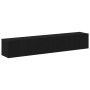 Juego de 2 piezas de mueble para TV en madera elaborada negra de , Muebles TV - Ref: Foro24-3333055, Precio: 95,60 €, Descuen...